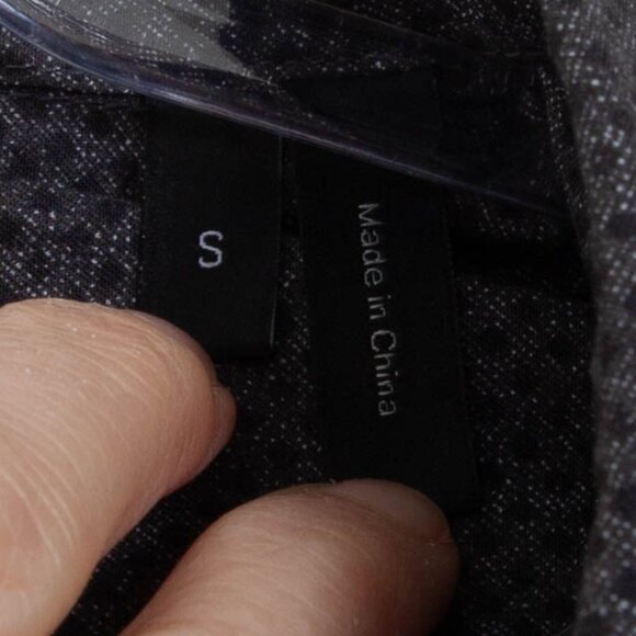 Theory Irving Tone Dot Print Button Front Shirt Mens Size Small - Picture 5 of 9